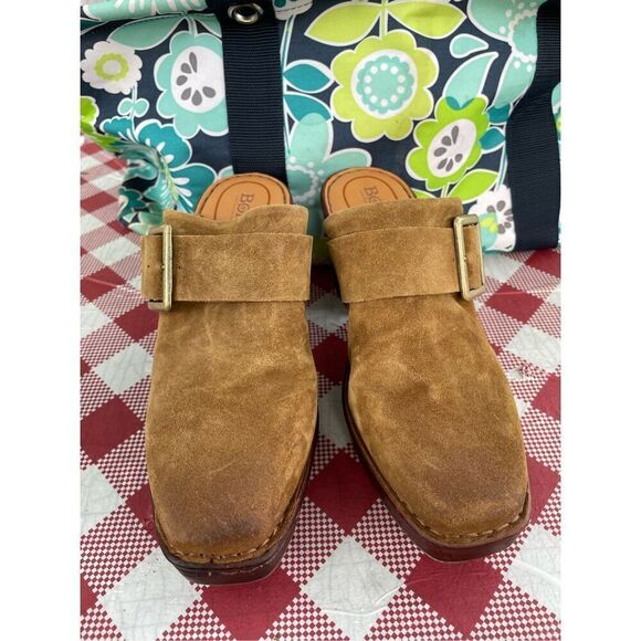 Born Hannah Slip on Mule Buckle clogs - Picture 2 of 9